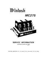 McIntosh MC-275-CE-Service-Information